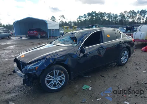 2013 Infiniti G37X z USA, uszkodzony, nr VIN JN1CV6AR2DM754159